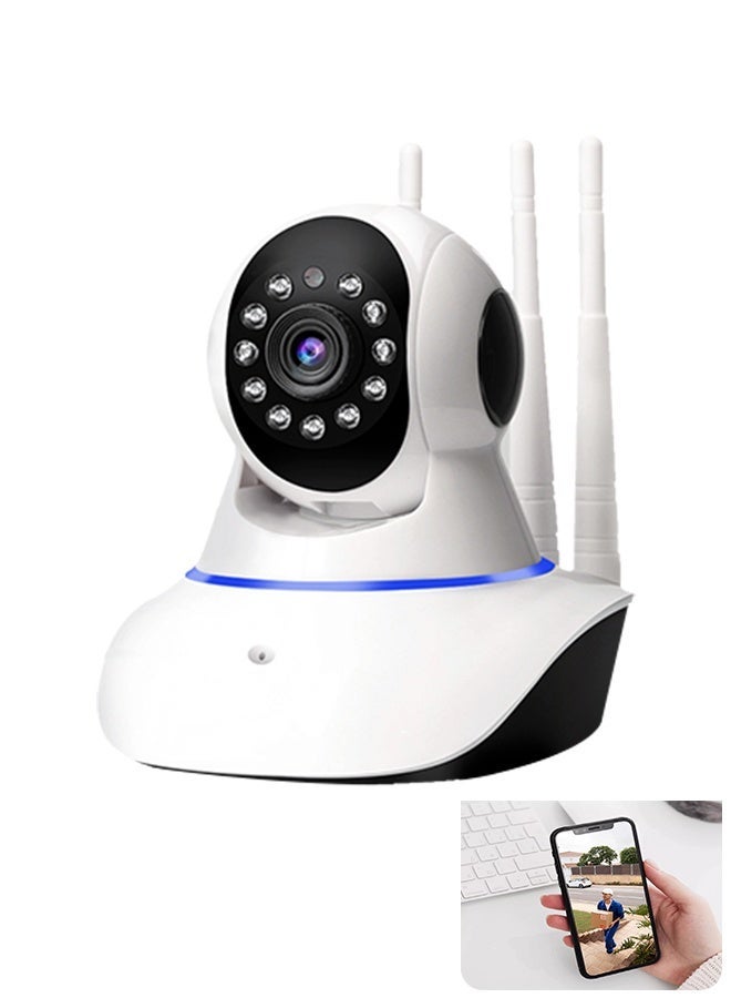 v380 100W WiFi Security Camera, 350° Rotation, Night Vision, H.265 Video, SD Card Storage, Outdoor Wireless CCTV Camera – SC1346 - Image 1